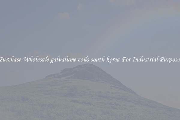 Purchase Wholesale galvalume coils south korea For Industrial Purposes