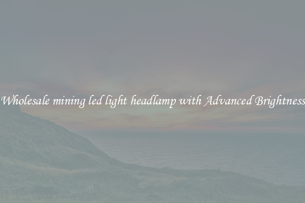 Wholesale mining led light headlamp with Advanced Brightness