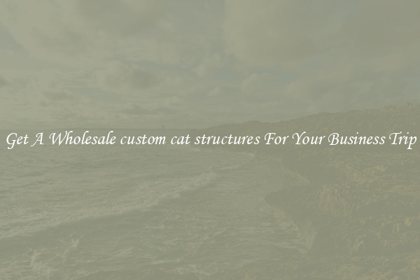 Get A Wholesale custom cat structures For Your Business Trip
