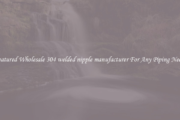 Featured Wholesale 304 welded nipple manufacturer For Any Piping Needs