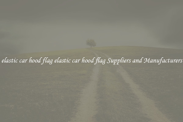 elastic car hood flag elastic car hood flag Suppliers and Manufacturers