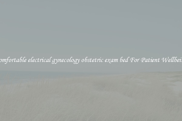 Comfortable electrical gynecology obstetric exam bed For Patient Wellbeing