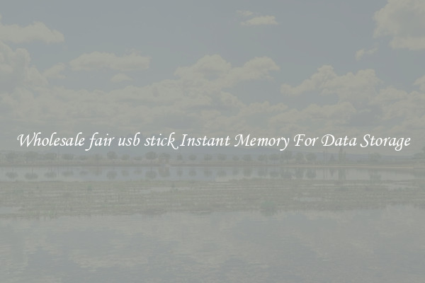 Wholesale fair usb stick Instant Memory For Data Storage